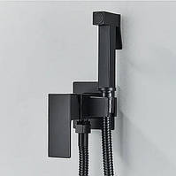 Черный гигиенический душ со смесителем Giulini Pablolux SH20