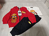 Дитячий спортивний костюм "Крутий пес" для хлопчика Угорщина від 6 міс до 3 років кофта з лонгслівом та штанами, фото 4