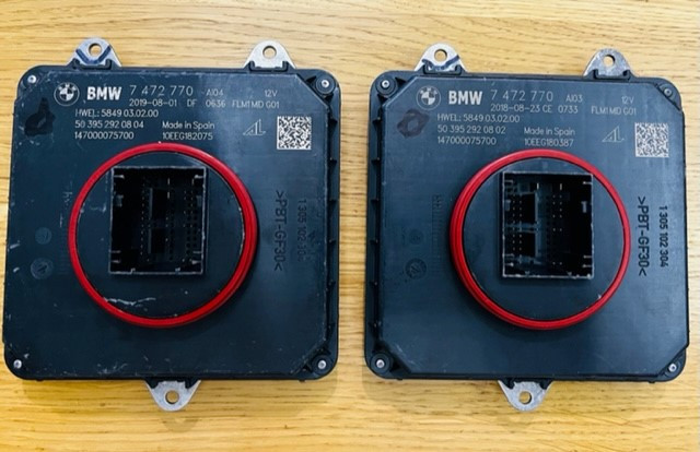 Блок керування світлодіодною фарою LED BMW X3 X4 G01 G02 7 472 770 HWEL:5849 03.02.00 FLM1 MID G01