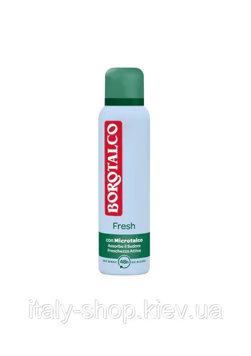 Borotalco Fresh Deo spray Дезодорант-антиперспірант спрей , 150мл, Італія
