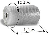 Воздушно пузырчатая пленка 110 см х 100 м.п. х 65 мк