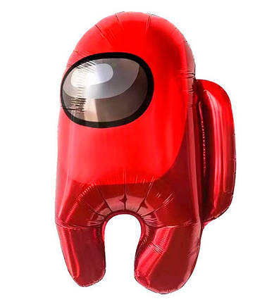 Повітряні кульки "Космонавтик червоний", 56*42 см., якісний матеріал, фото 1