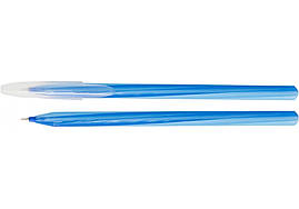 Ручка кулькова олійна Economix MALIBU 0,7 мм E10243 корпус асорті пише синім