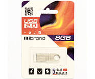 USB Flash 8GB Mibrand Puma Silver USB 2.0, фото 2
