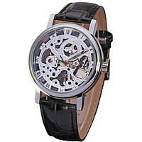 Мужские механические классические наручные часы WINNER SILVER II