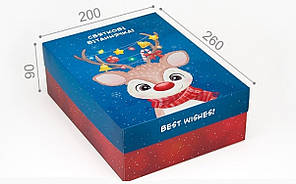 Подарова коробка Best Wishes 20x26x9 см