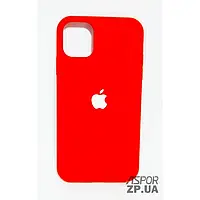 Чехол-накладка Silicone Case Full Cover для iPhone XS Max- ярко- красный