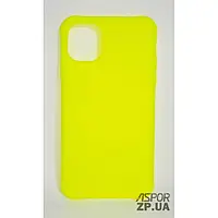 Чехол-накладка для iPhone 11 Pro TPU Soft case- ярко- желтый