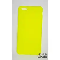 Чехол-накладка для iPhone 6 Plus/6S Plus TPU Soft case- ярко- желтый