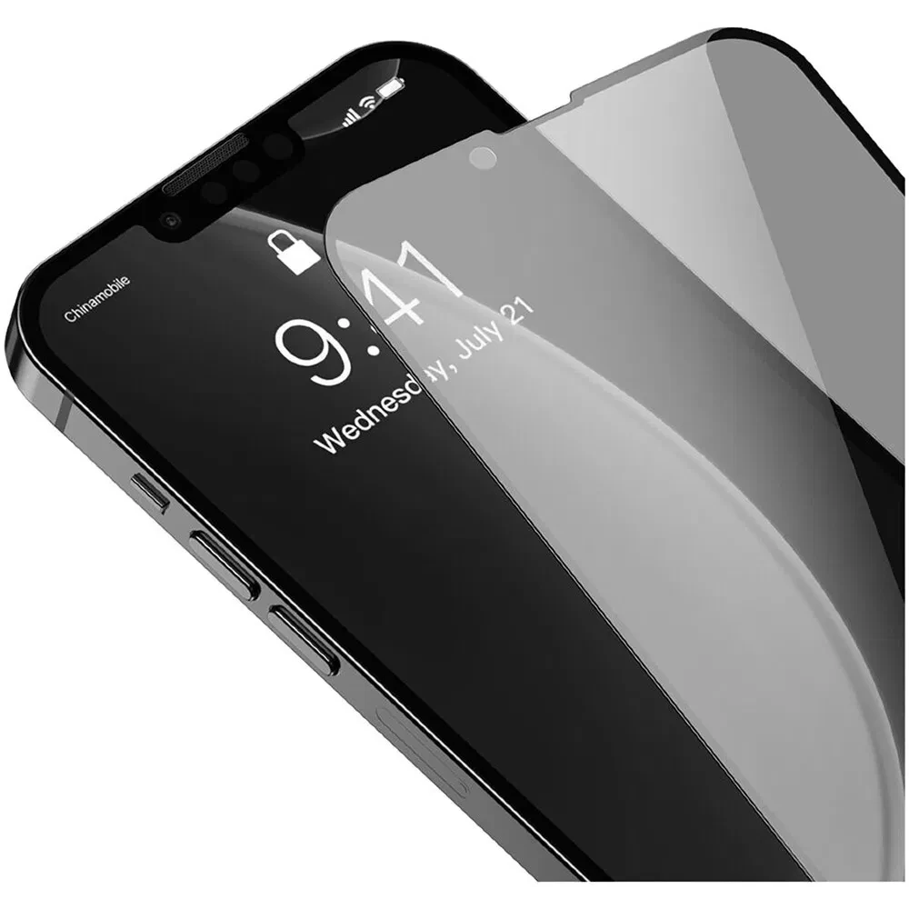 Захисне скло Matte (матове) iPhone 13 Pro Max Чорне, фото 1