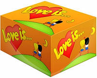 Оригінал! Блок жвачка Love is... Апельсин | T2TV.com.ua