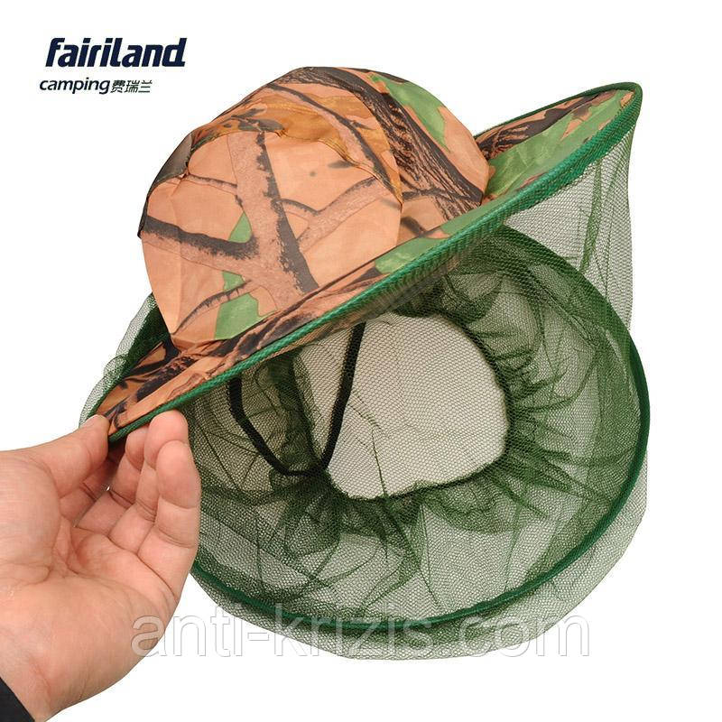 Камуфляжний протимоскітний водонепроникний капелюх із сіткою+ПОДАРОК!  (ID#1659467531), цена: 149 ₴, купити на