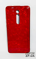 Чохол-накладка для Xiaomi Mi 9T/K20 Marble Glass- червоний