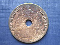 Монета 1 сантим Индо-Китай Французский 1920
