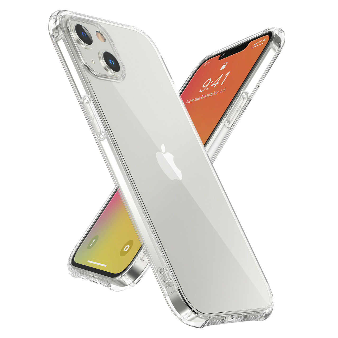 Захисний силіконовий чохол Shock iPhone 13 Прозорий, фото 1