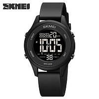 Электронные спортивные мужские часы Skmei 1758BK Black