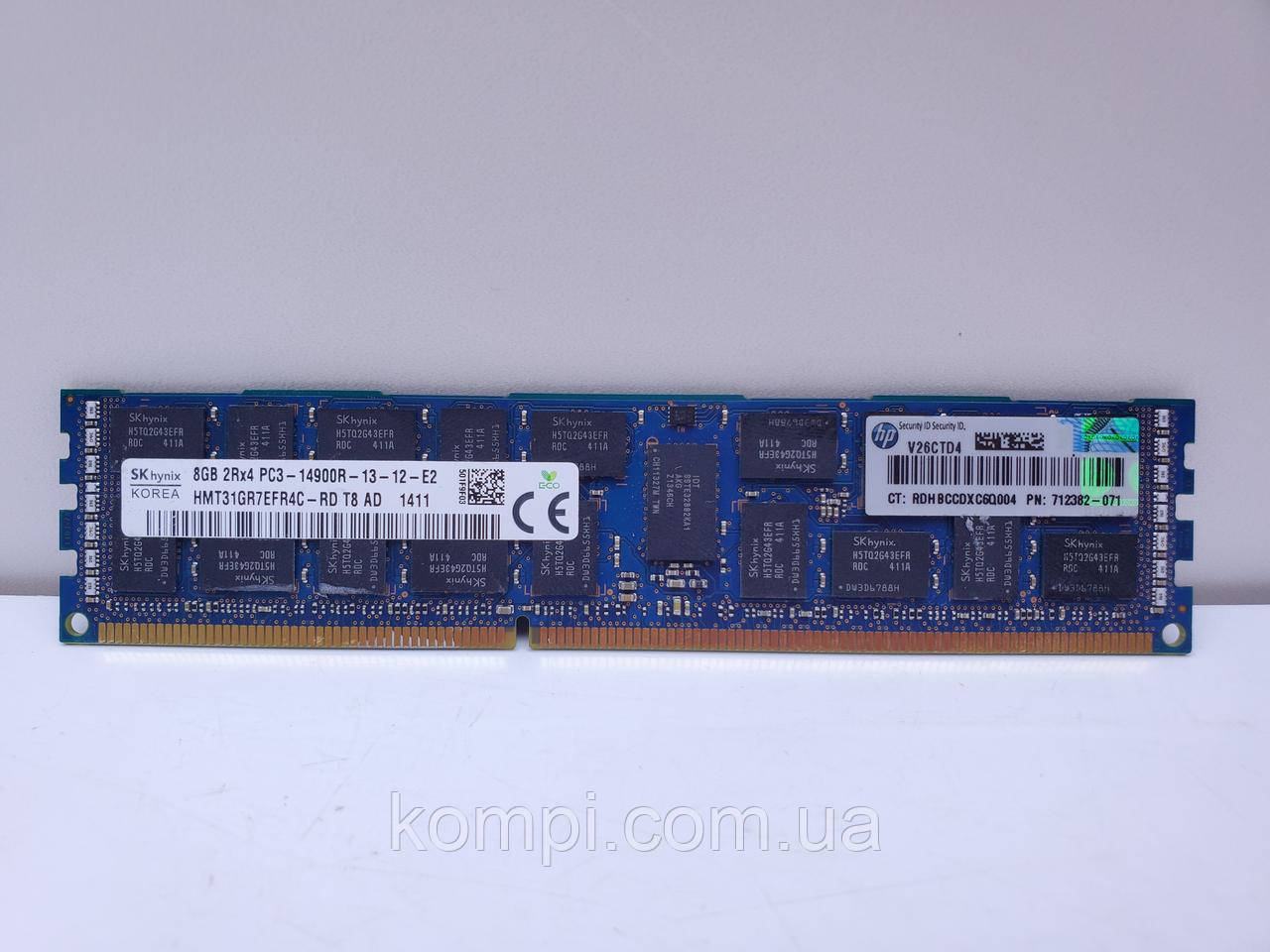 Оперативная память Hynix 8Gb DDR3 1866Mhz PC3L-14900R ECC REG для СерверІв