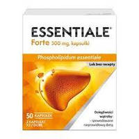 Essentiale forte 300мг 50 капсул эссенциале Эссениале 300 mg. ессентіалє.Оригинал Европа