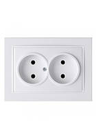 РОЗЕТКА NILSON THOR БІЛА 2-НА БЕЗ ЗАЗЕМЛЕННЯ ( 27111024