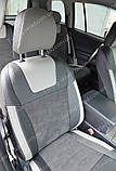 Чохли на Тойота Хайлендер 2 (авточохли Toyota Highlander 2, Lether style), фото 2