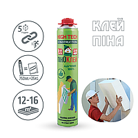 Клей-пена "ПенОКлей" High Tech Construction 750ml профессиональная полиуретановая