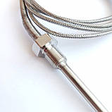 Датчик температури з різзю М12х1.0 термопротив Pt100 XKWZP-291, фото 2