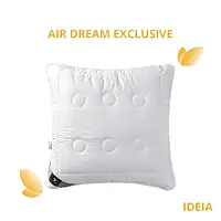 Подушка Air Dream Exclusive, тм"Идея" 70х70см чохол з внутрішньою подушкою на блискавці