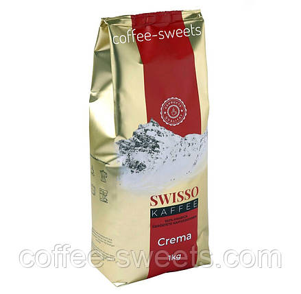Кава зернова SWISSO Crema, 1 кг, фото 1