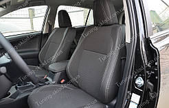 Чохли на сидіння Тойота Рів 4 покоління 4 (чохли з екошкіри Toyota Rav 4 покоління 4 стиль Premium)