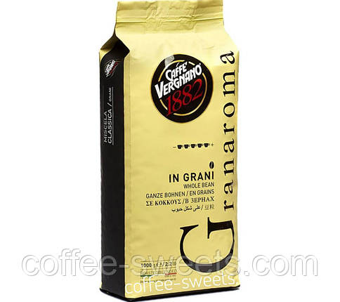 Кава зернова Caffe Vergnano Granaroma, 1 кг, фото 2