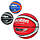 М'яч баскетбольний Molten Official GR No7, гума, різн. кольори синій із жовтогарячим, фото 2