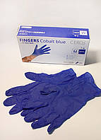 Перчатки нитриловые CEROS COBALT BLUE, 3.5 гр., размер M, 100шт./уп.