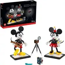 Конструктор LEGO Disney 43179 Myszka Mickey i Minnie do zbudowania