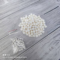 Посипка цукрові кульки білі 7 мм 100 грамів