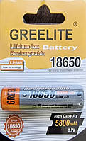 Аккумулятор  li-on 18650  2000 мАч Greelite №1610
