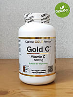 California Gold Nutrition, Вітамін С, 500 мг, 240 капсул