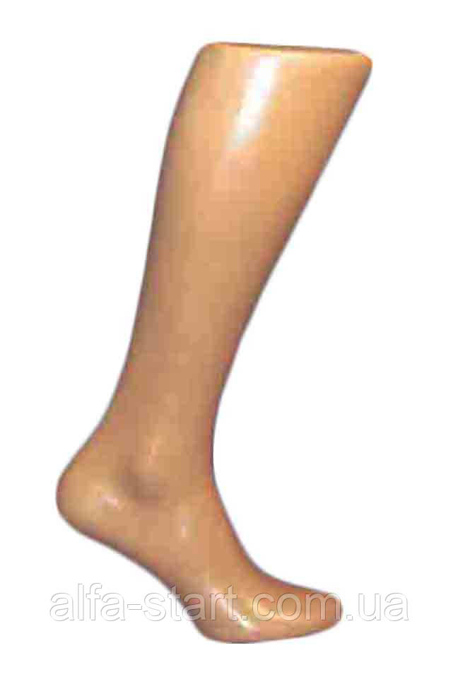 Манекен нога чоловіча під носок тілесного кольору, фото 1