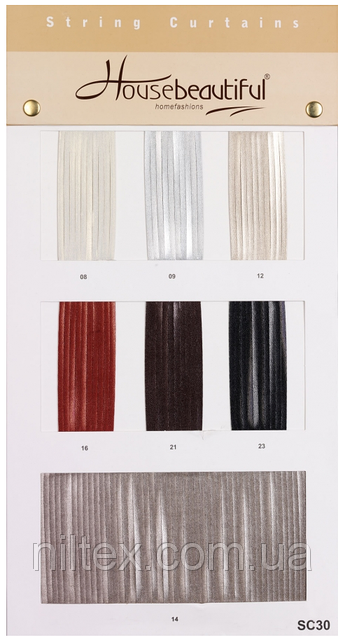 Штори нитки (нитяні штори) під шкіру, фото 1