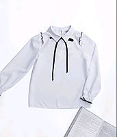 Шкільна блузка для дівчинки Mevis 4397 білий