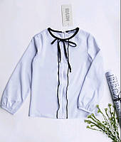 Шкільна блузка для дівчинки Mevis 4436 білий 116