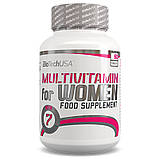 Вітаміни для жінок Bio Tech MULTIVITAMIN FOR WOMEN 60 таблеток, фото 3