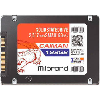 Накопичувач SSD 2.5" 128GB Mibrand Caiman Bulk
