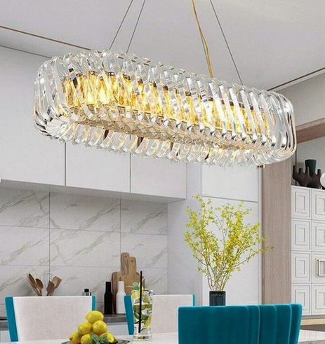 Унікальна підвісна люстра з кришталевим камінням, фото 1