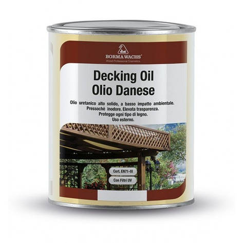 Датське (палубне) масло DECKING OIL (danish oil) Borma прозоре 1л (розлив), фото 3