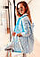 Стьобана жіноча куртка з плащової тканини утеплена демісезонна, розміри 42/44, 46/48, малинова, чорна, блакитна, фото 7
