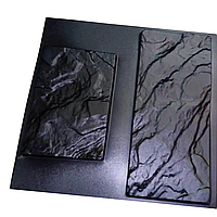 Форма "Сланец", (2 плитки) для изготовления декоративного камня, форма из АБС