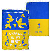 Обкладинка на паспорт Птахи Ukraine in my heart (тканина)