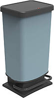 Контейнер для мусора с педалью Rotho (Рото) Paso 40 л (17541) Голубой