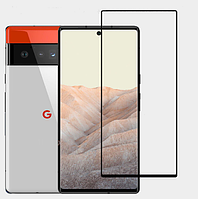 Защитное стекло для Google Pixel 6 (на пиксель 6) черный