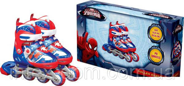 Роликові ковзани Disney Marvel Spider Man S (28,5-33) з металевою рамою (RS0109)